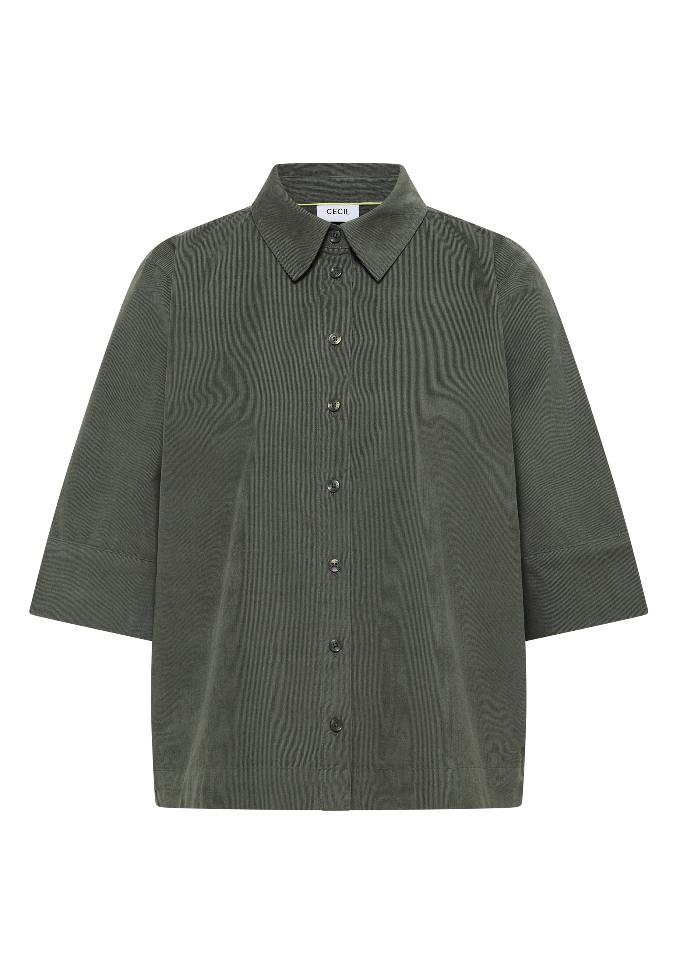 CECIL Bluse in XXXL in dunkelgrün, Produktansicht