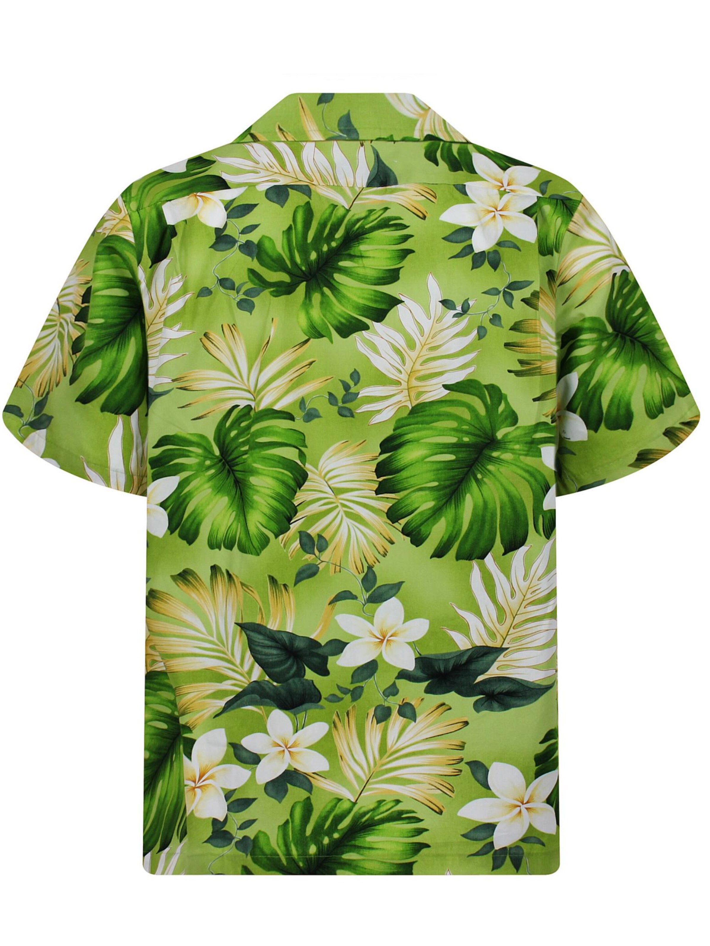 Pacific Legend Regular Fit Hemd 'New Flower'‌‌‌‌‌ in Grün