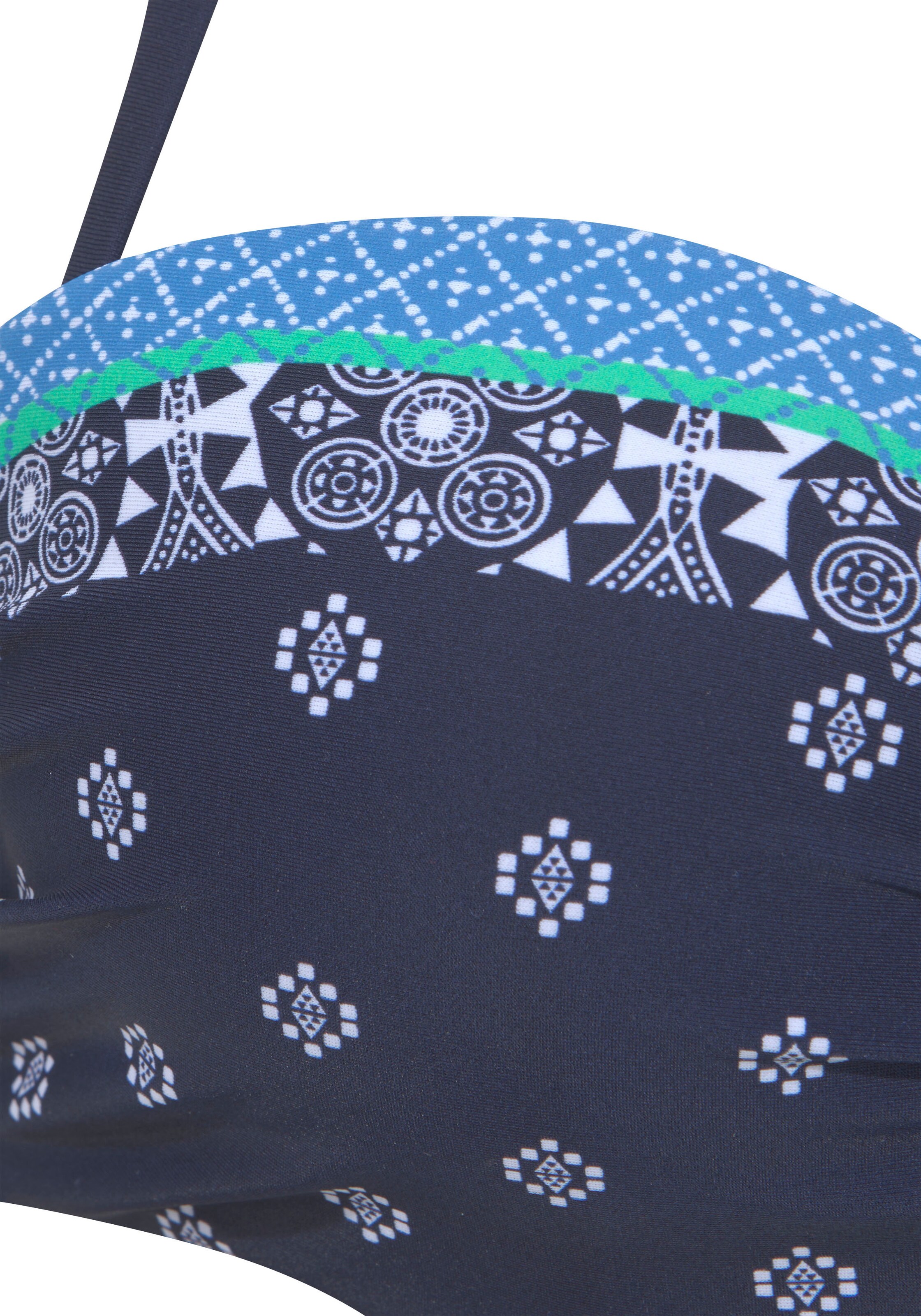 LASCANA Бандо Верх бикини в Синий