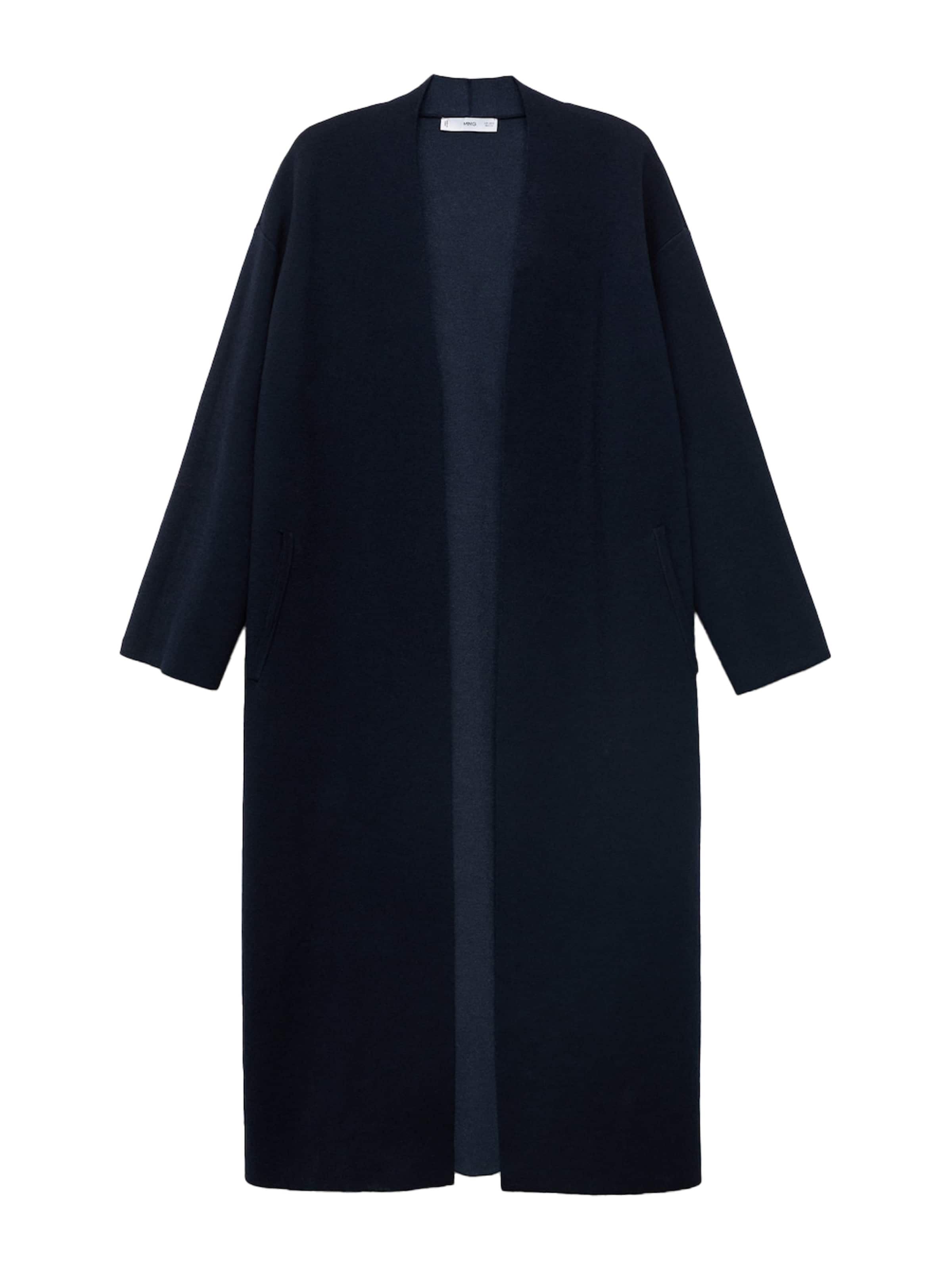 MANGO Pletený kabátek 'Paul' – modrá: přední strana