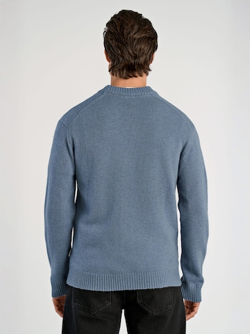 Lindbergh Gebreid vest in Blauw