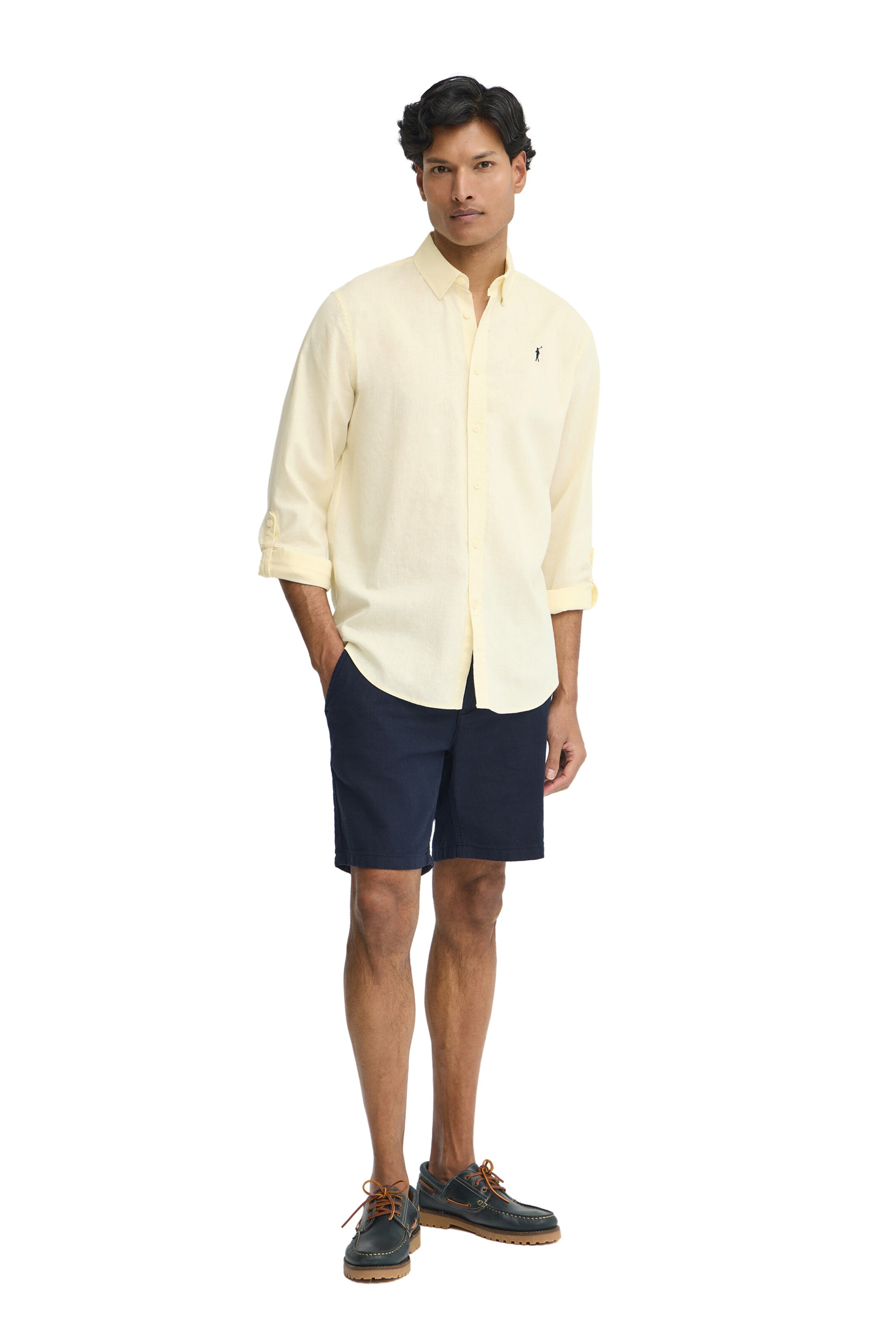 Polo Club Regular Fit Hemd in Gelb