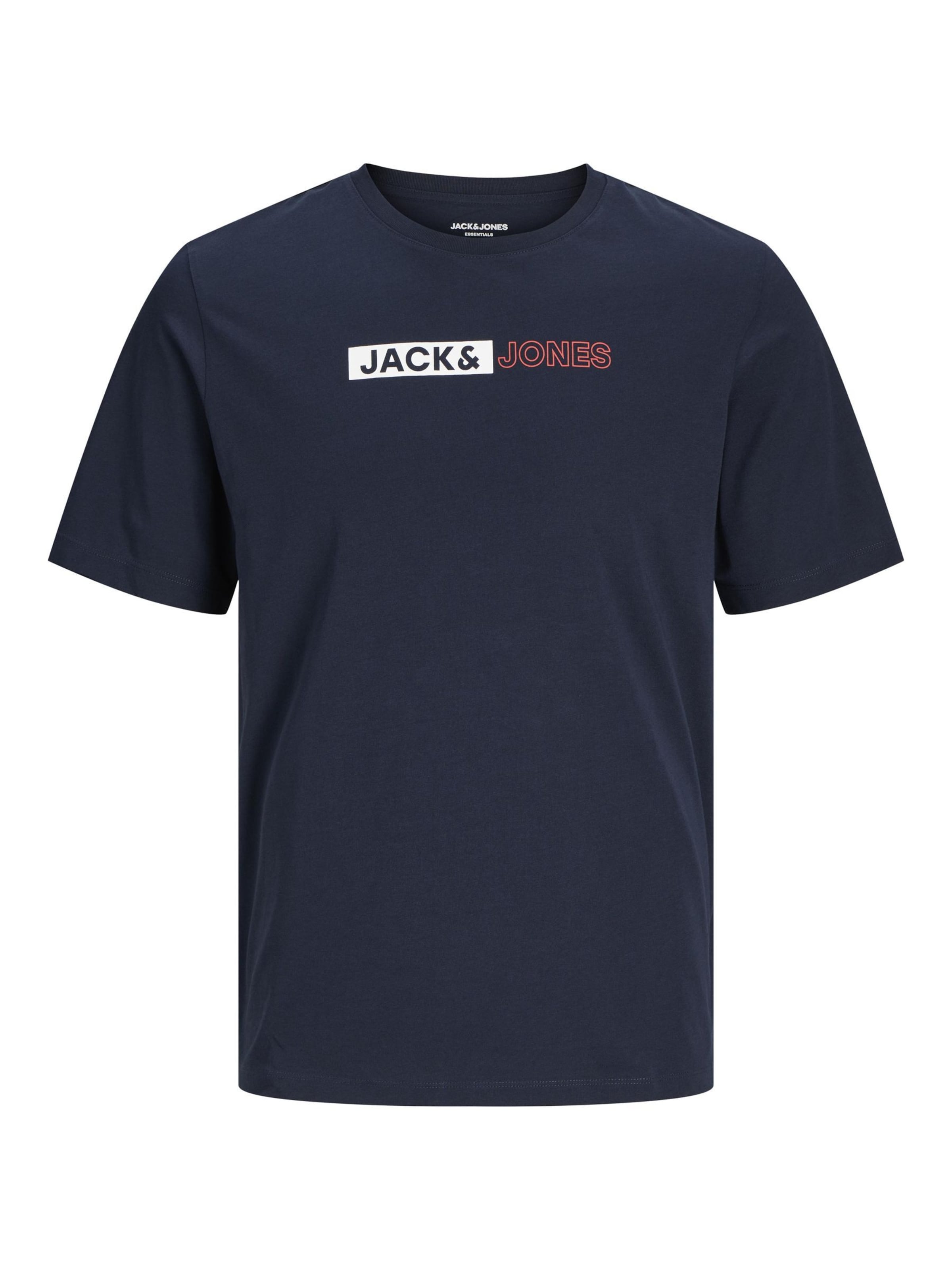 Jack & Jones Plus T-shirt i blå: framsida