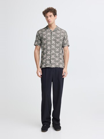 Casual Friday - Comfort Fit Camisa ' CFTanner Checked ' em bege