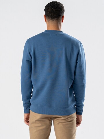 Pulover ' Sweatshirt Crewneck ' de la TEESHOPPEN pe albastru