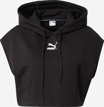 Sweat-shirt PUMA en noir : devant