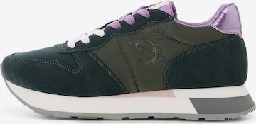 Sneaker bassa di CAFè NOIR in verde: frontale