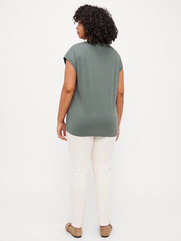 Vero Moda Curve T-Shirt 'VMCKAYA' in Grün