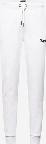 Superdry Tapered Hose in Weiß: predná strana