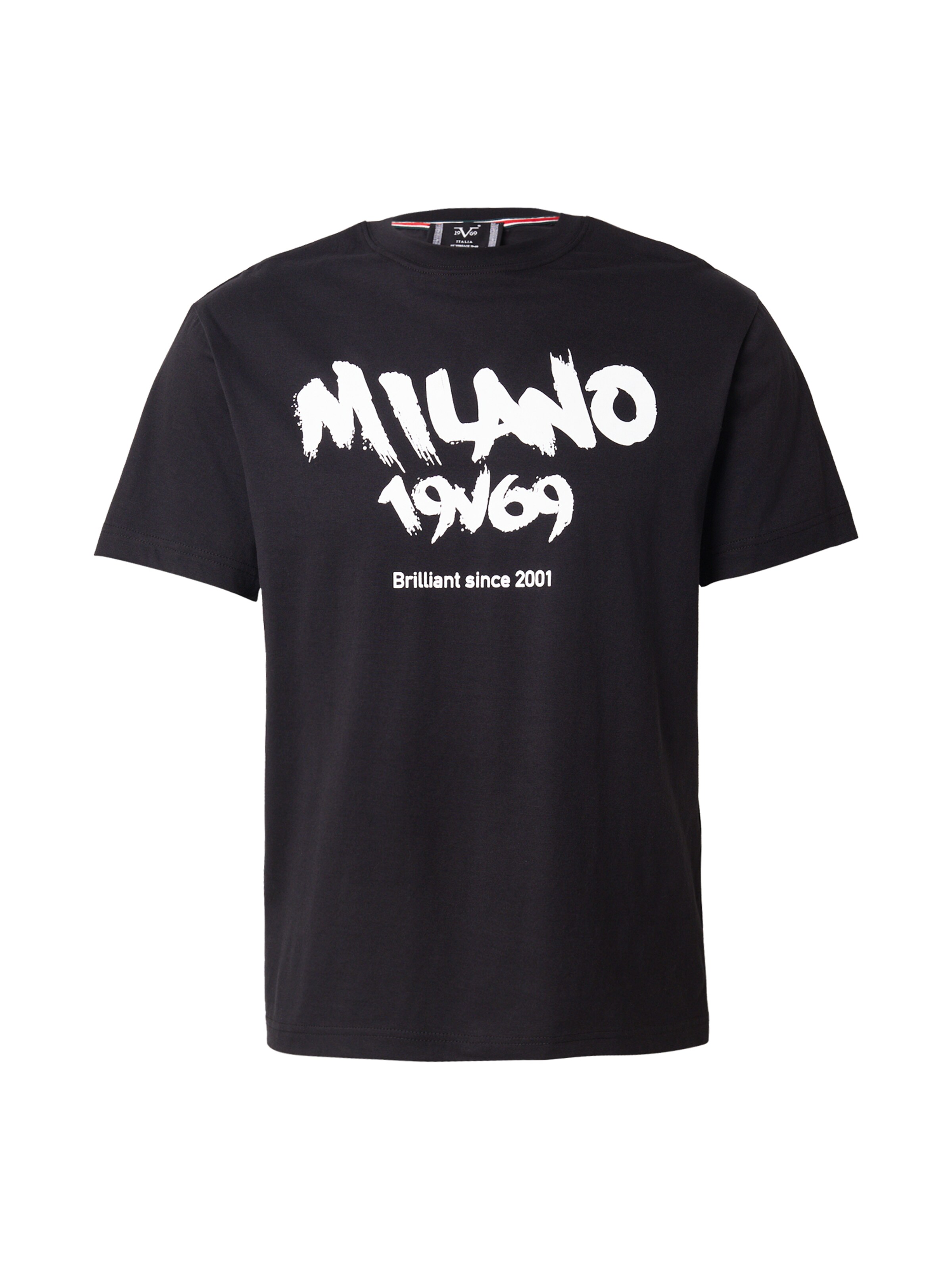 19V69 ITALIA Shirt 'Rafael' in Black: front