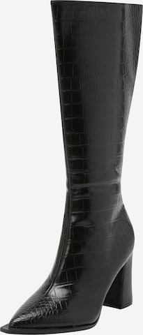 Bottes NLY by Nelly en noir : devant