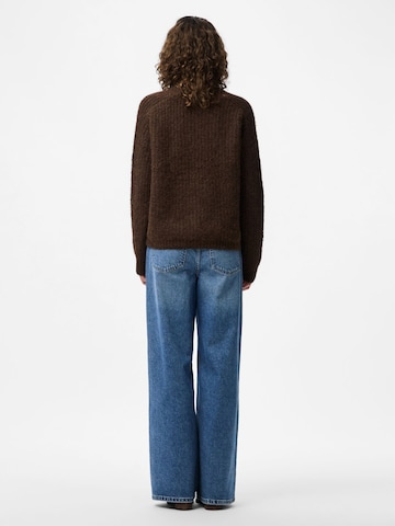 Pull-over 'CLEO CHUNKY' PIECES en marron