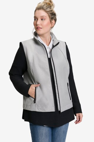 Ulla Popken Bodywarmer in Grijs: voorkant