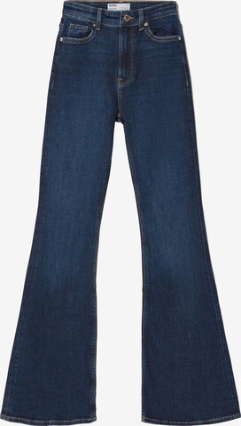 Bershka Flared Jeans in Blauw: voorkant