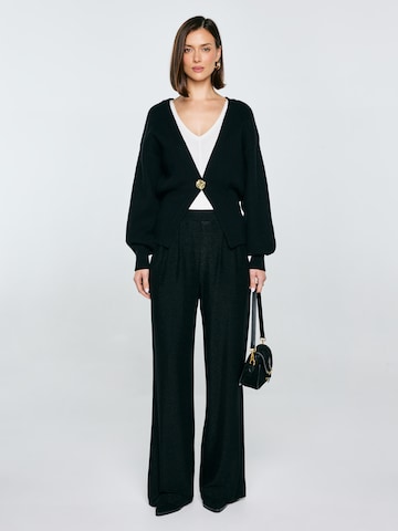 BIG STAR Strickjacke 'GOLDI' in Schwarz