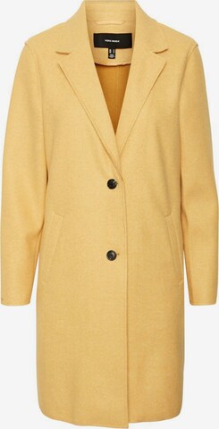 VERO MODA Between-Seasons Coat in Yellow: front