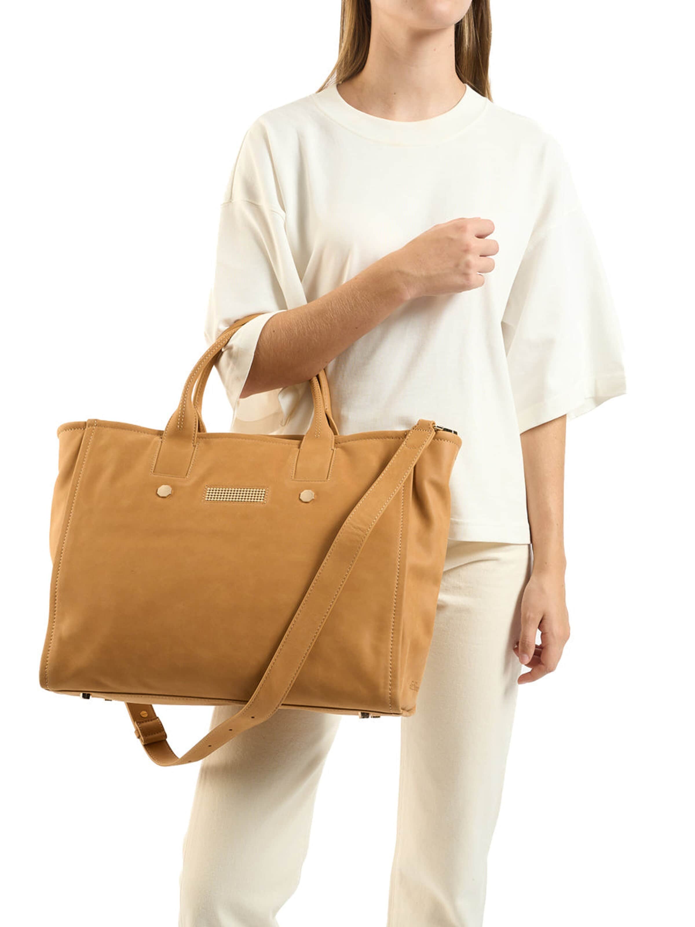 Clio Shopper 'MAXI GIRLY CLASSIC' in Beige