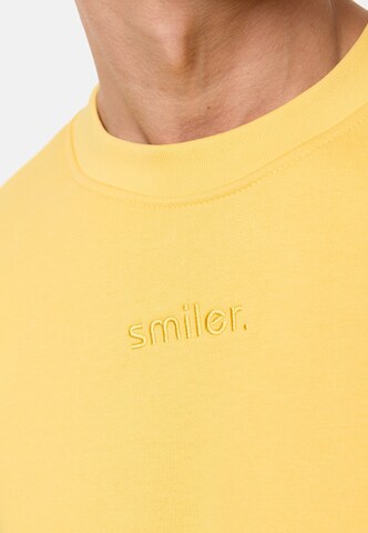 smiler. Sweatshirt in Geel