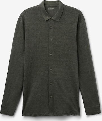 IUMAN Intimissimi Regular fit Button Up Shirt in Green: front