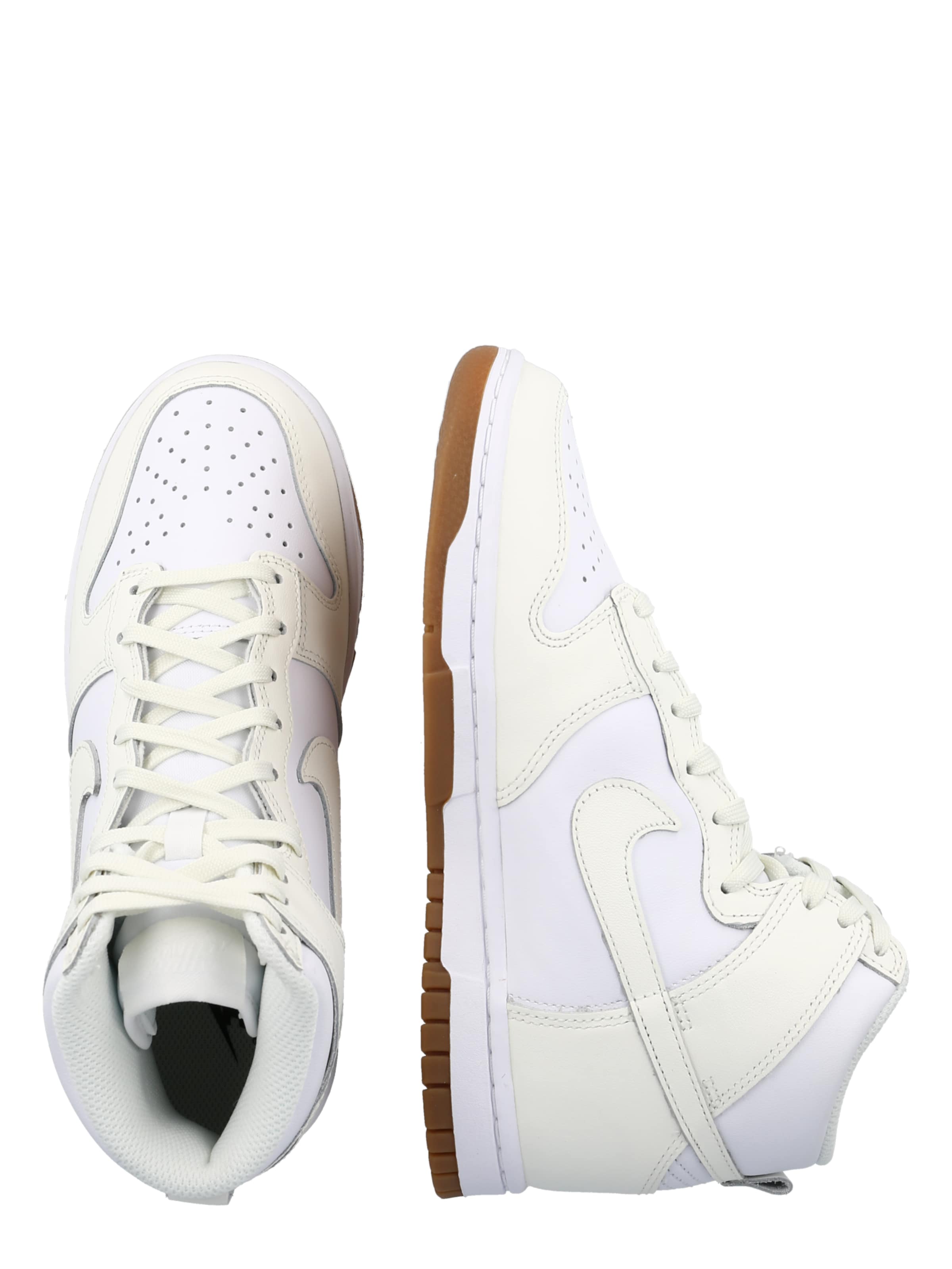 Baskets hautes 'DUNK HIGH' Nike Sportswear en blanc
