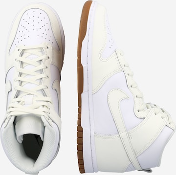 balts Nike Sportswear Augstie brīvā laika apavi 'DUNK HIGH'