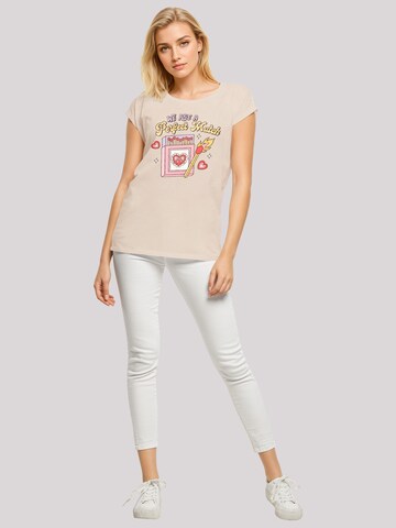 T-shirt 'We Are A Perfect Match Love' F4NT4STIC en beige