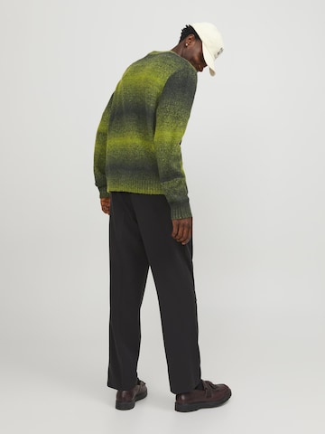 JACK & JONES Knit Cardigan in Green