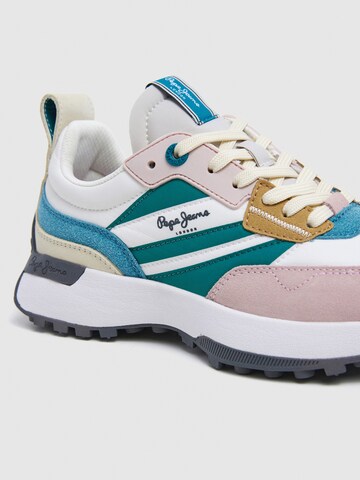 Pepe Jeans - Zapatillas deportivas bajas 'Lucky Mains' en rosa
