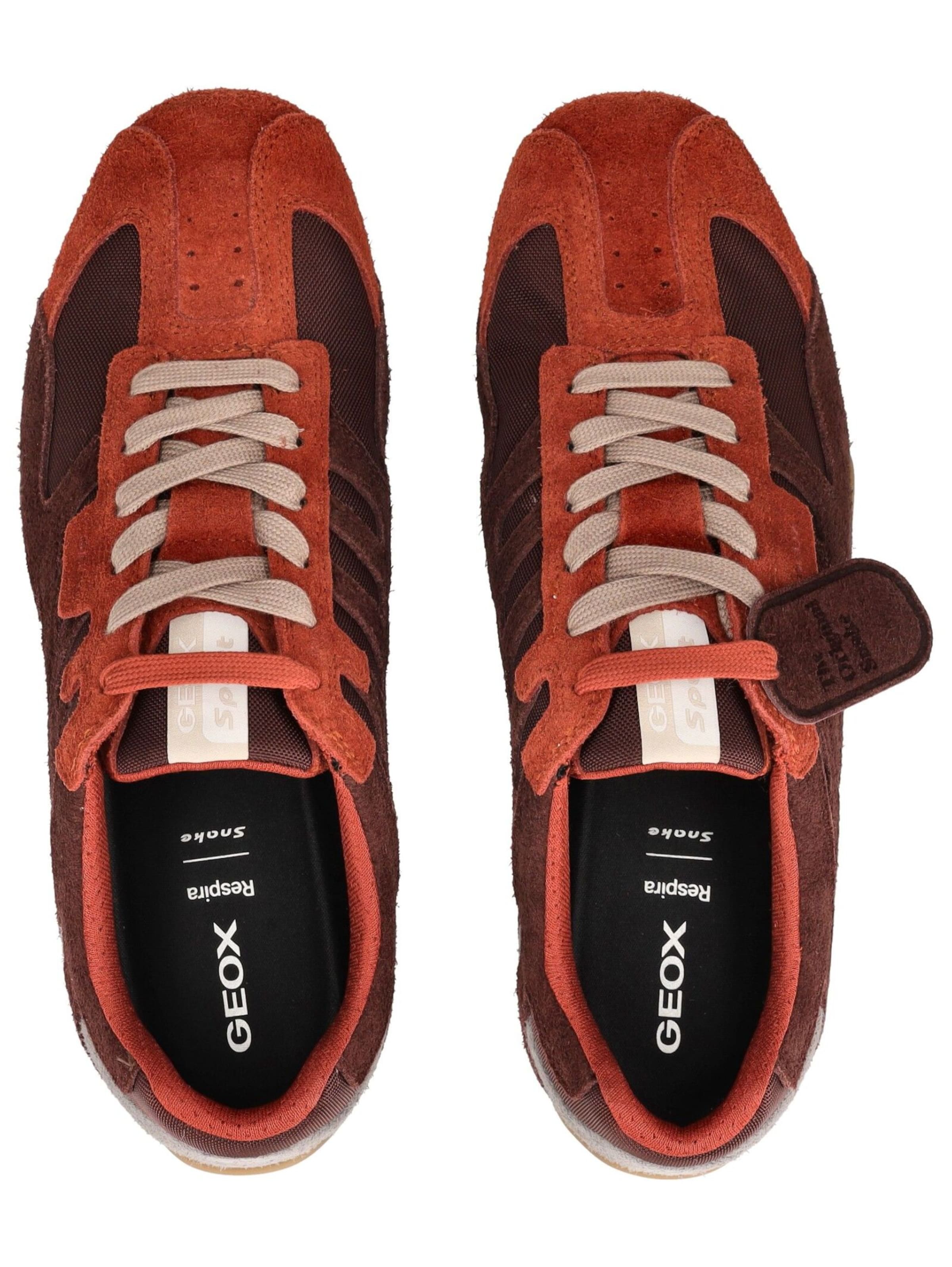 GEOX Platform trainers 'Snake' in Red