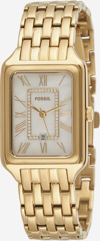 FOSSIL Analoog horloge 'RAQUEL' in Goud: voorkant