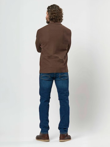 MCS Regular Fit Polo shirt ' MCRockwall ' in Braun