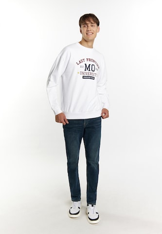 Bluză de molton 'Mimo' de la MO pe alb