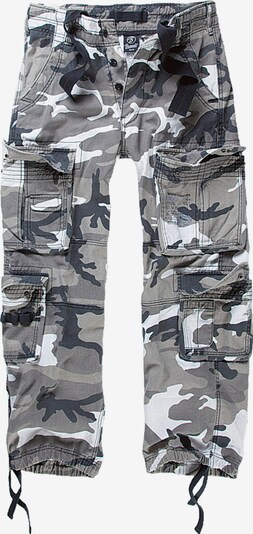 Brandit Карго панталон в сиво / антрацитно черно / бяло, Преглед на продукта
