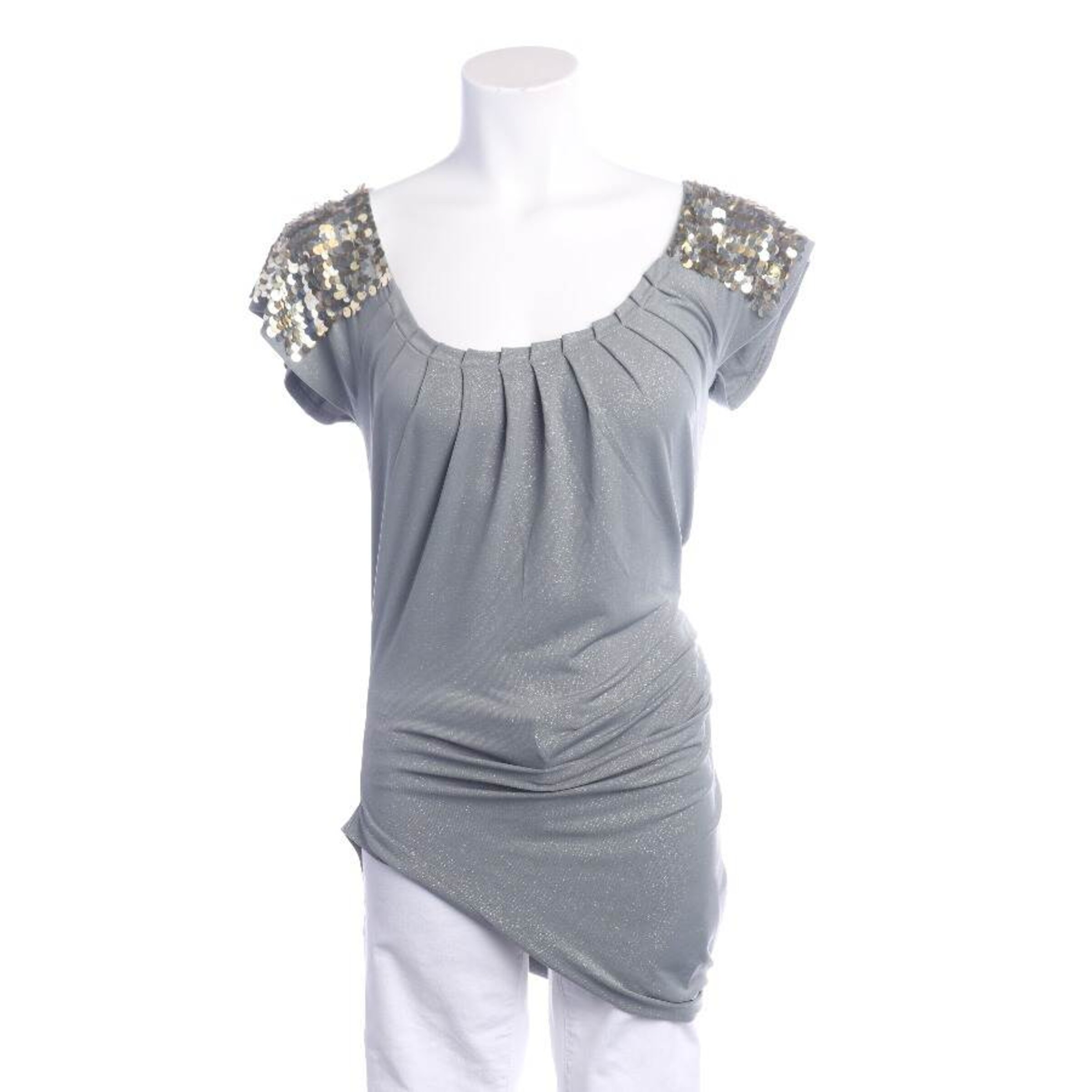 By Malene Birger Bluse / Tunika XS in Grün: Vorderseite