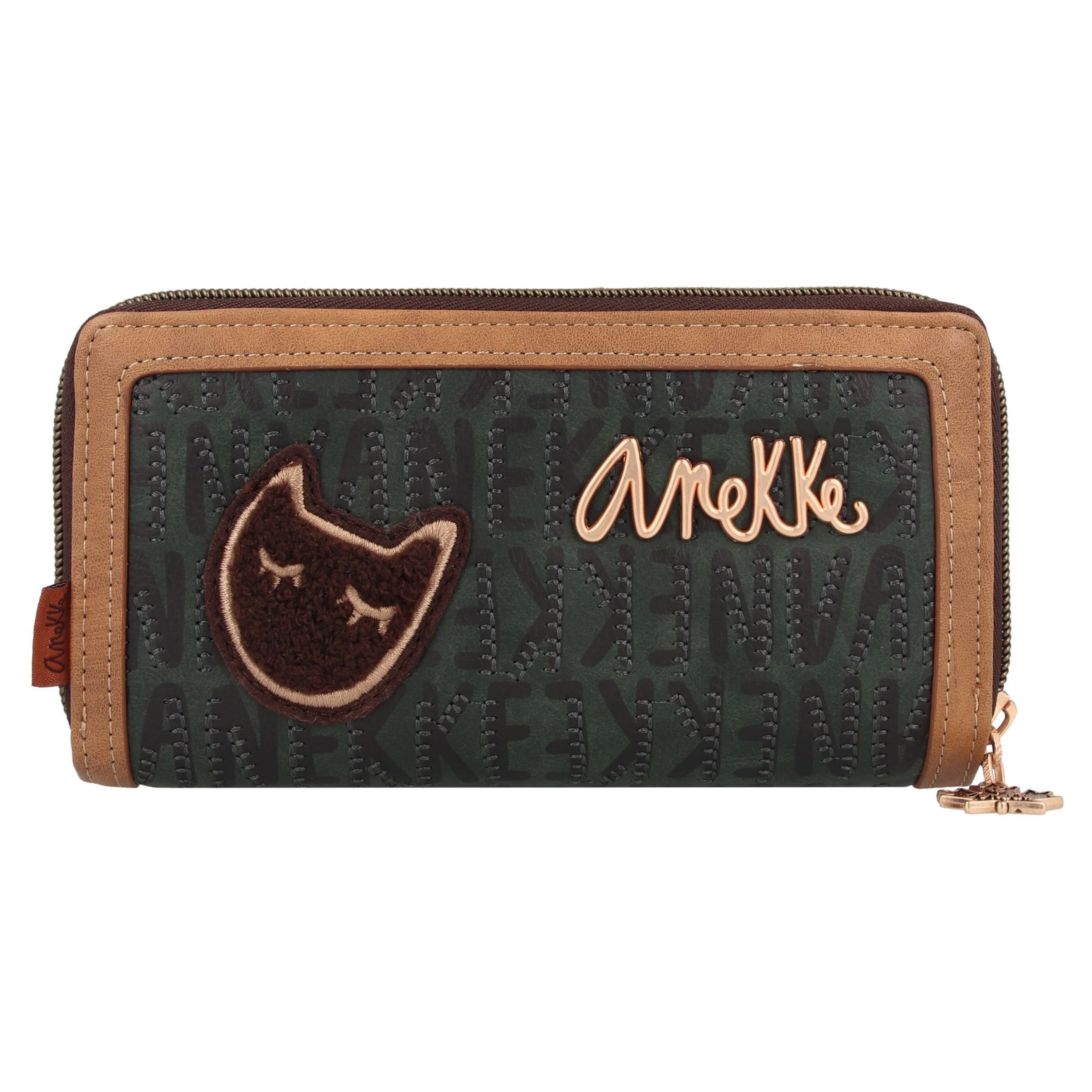 Anekke Wallet in Grey: front