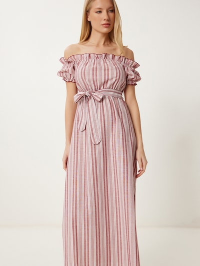 Happiness İstanbul Сарафан в Цвет бургунди / Белый, Обзор товара