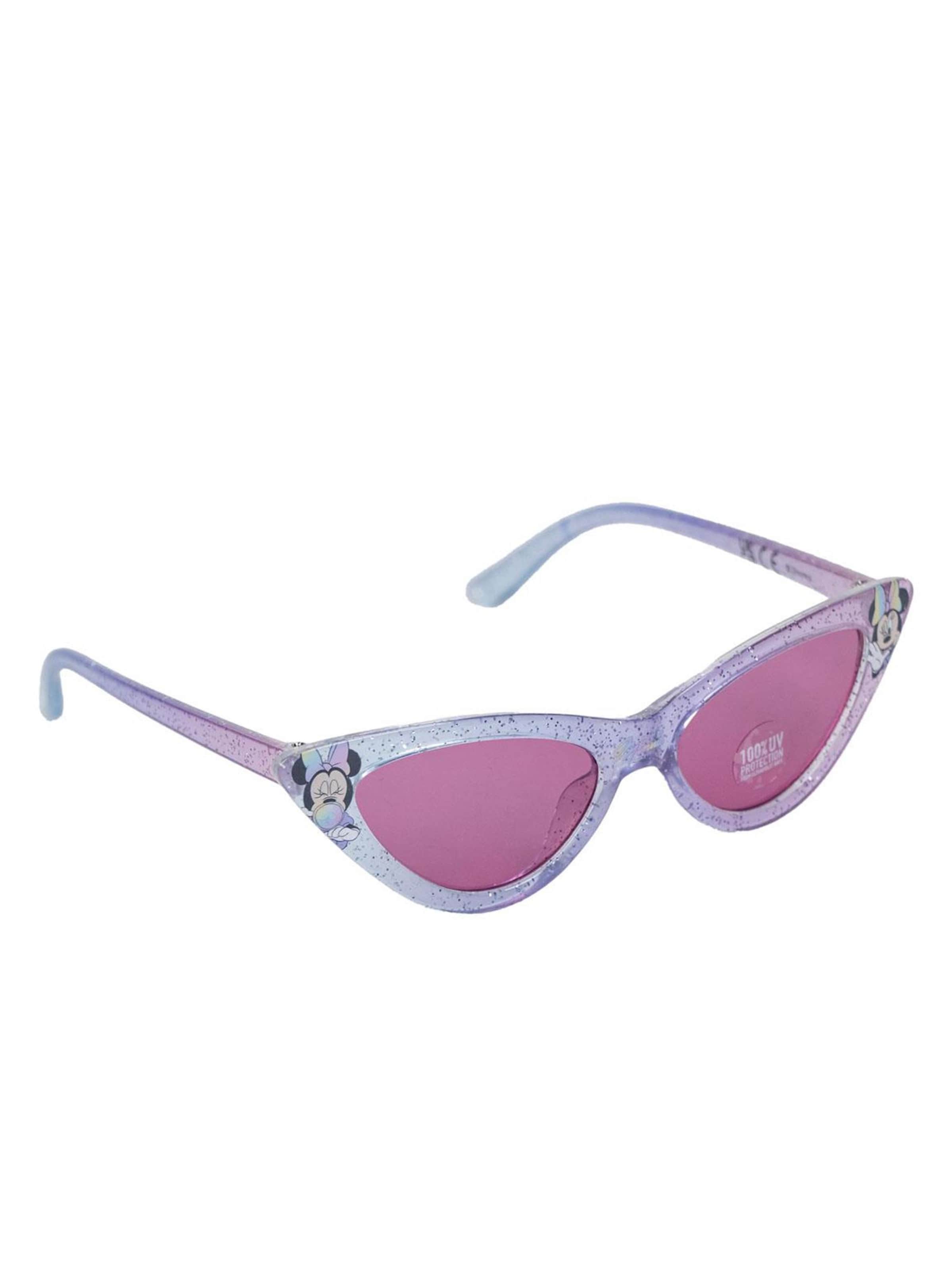 Lunettes de soleil 'Sonnenbrille Premium Minnie' DISNEY en violet : devant
