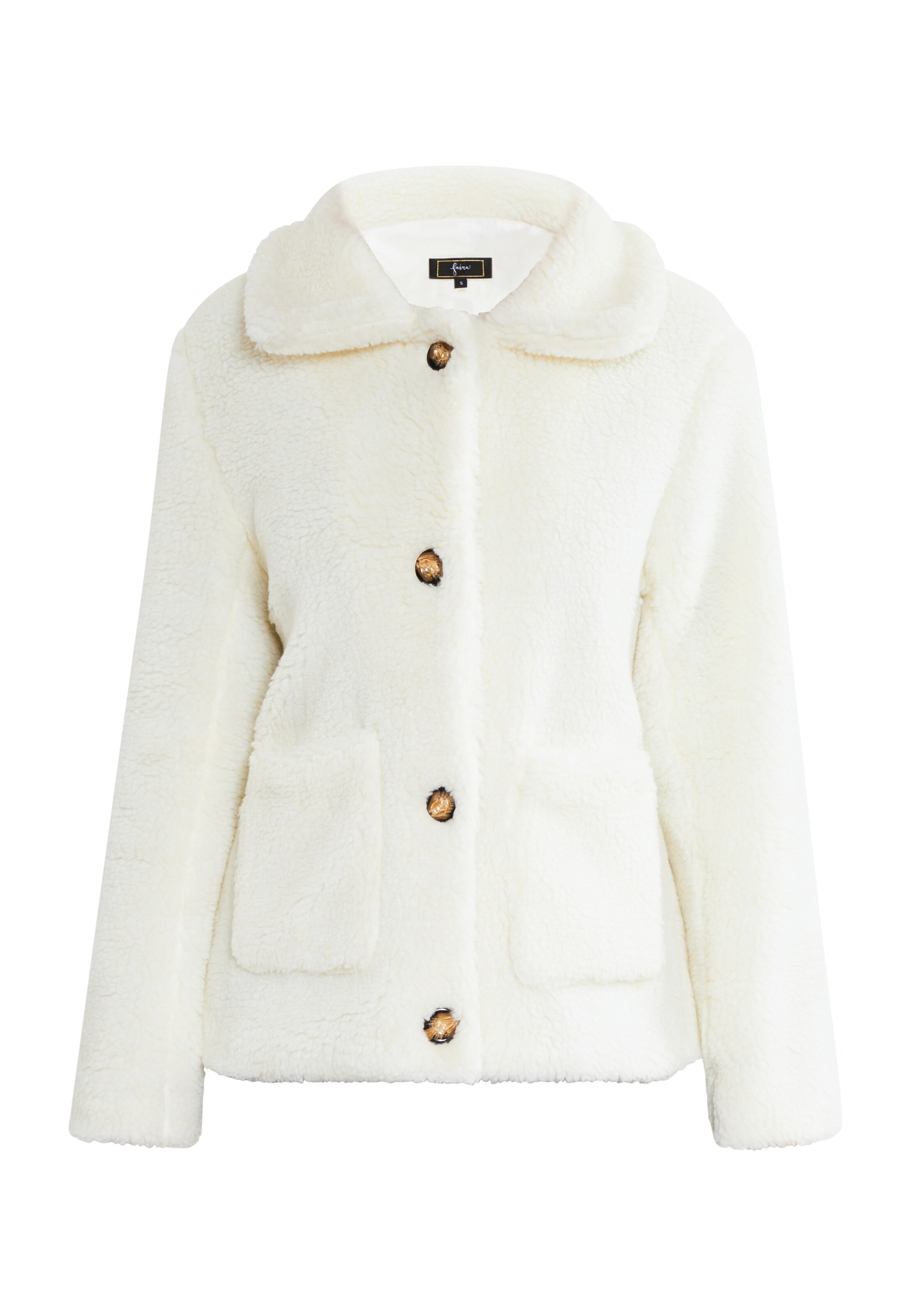 faina Mantel in wollweiß, Produktansicht