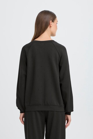 ICHI Trui 'Amias LS' in Zwart