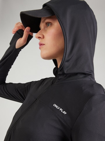 ONLY PLAY Sports sweat jacket 'Mila' in Black