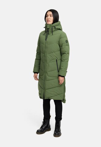 Cappotto invernale 'Benikoo' di MARIKOO in verde: frontale
