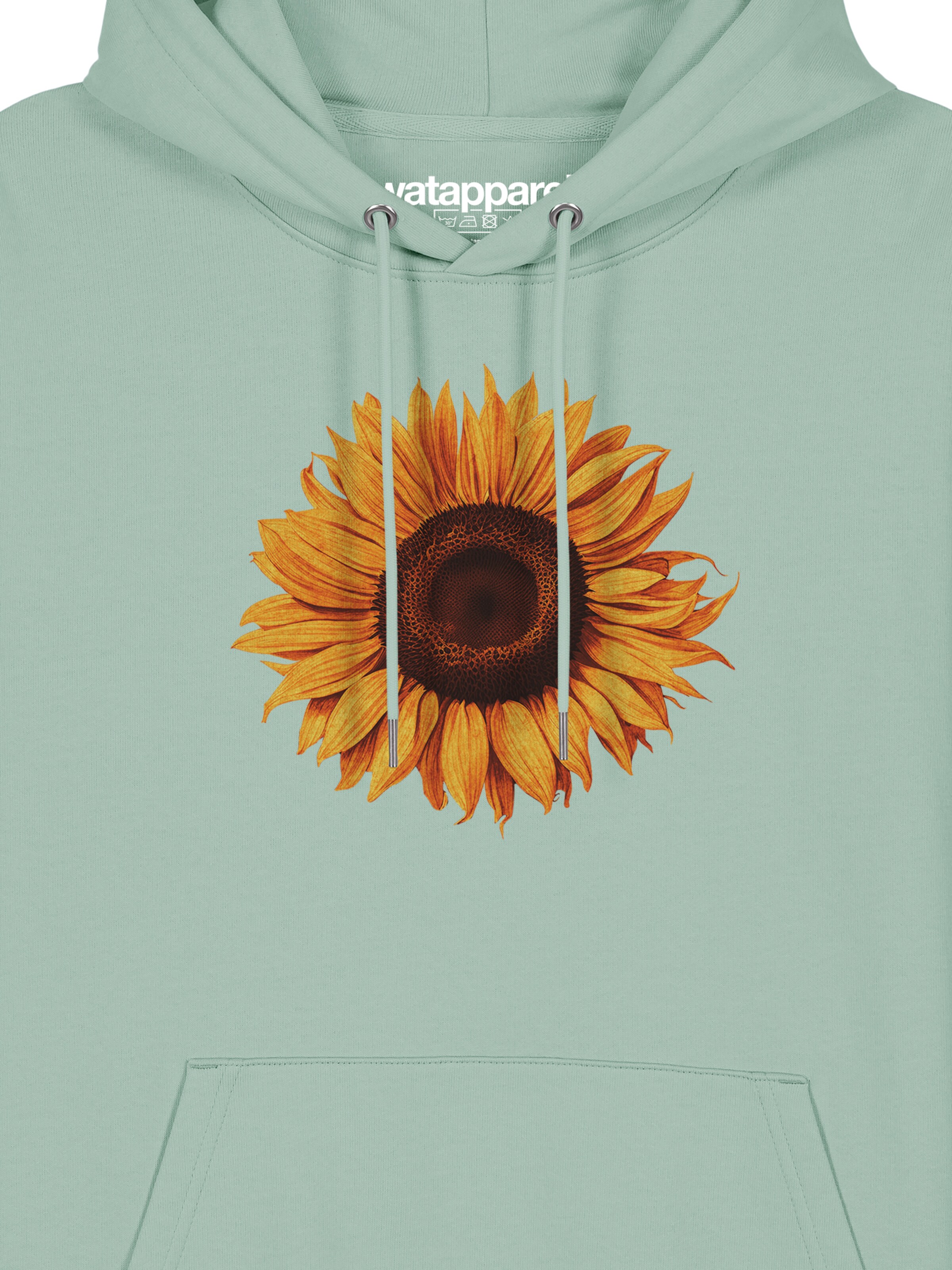 Sweat-shirt 'Sonnenblume' Watapparel en vert