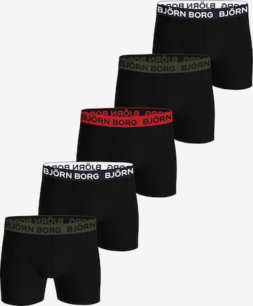 BJÖRN BORG Boxer shorts in Black: front