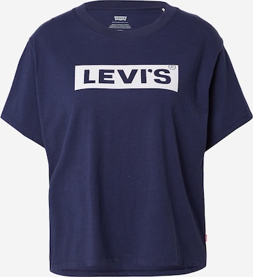 LEVI'S ® Shirt 'Graphic Varsity Tee' in Blauw: voorkant