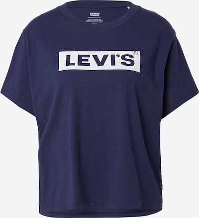 LEVI'S T-Krekls 'Jordie', krāsa - tumši zils / balts, Preces skats