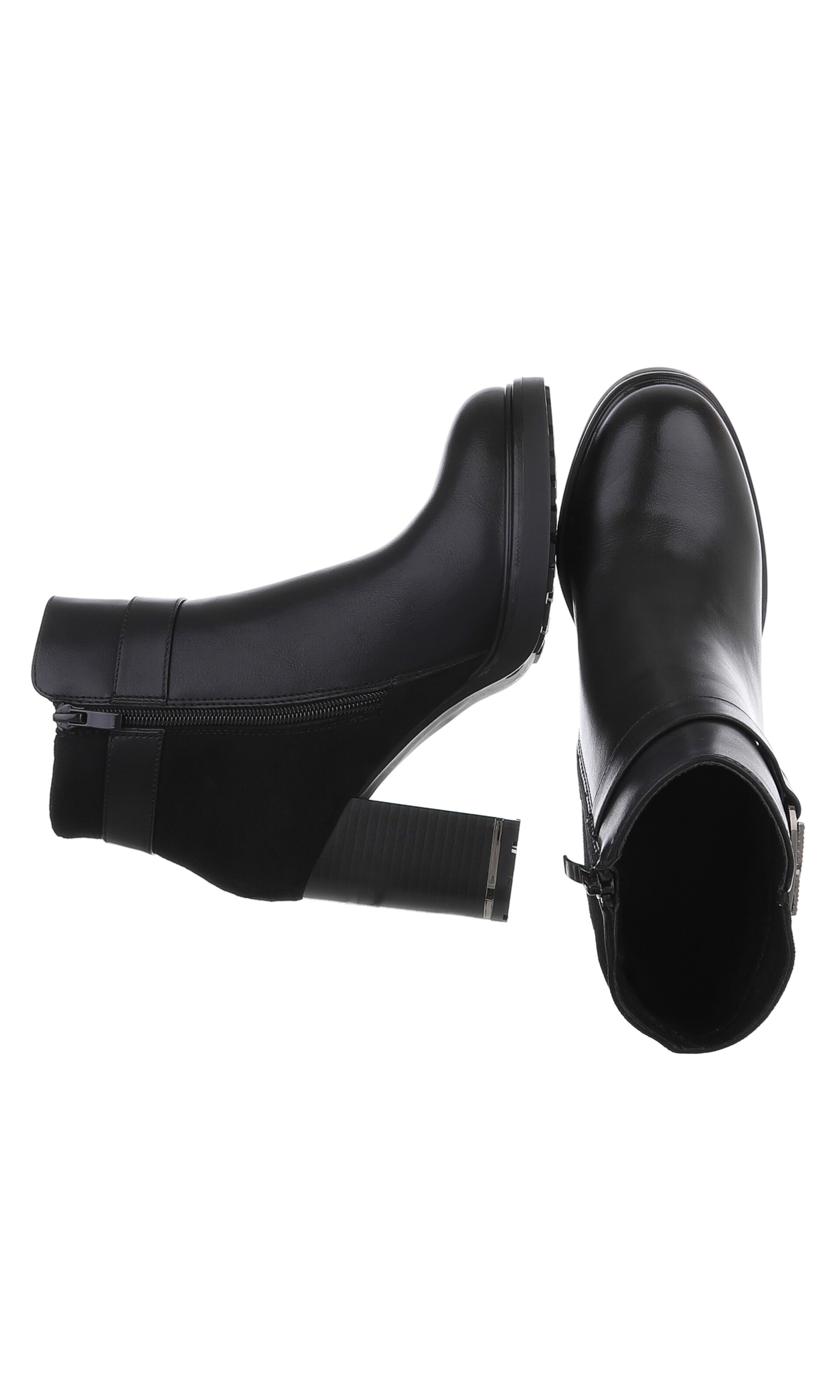 Ital-Design Stiefelette in Schwarz