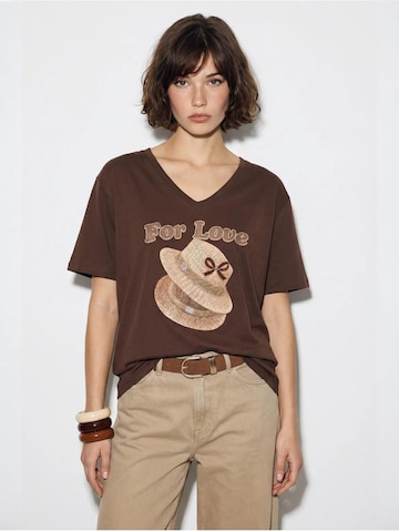 Maglietta 'T-Shirts' di Bianco Lucci in marrone