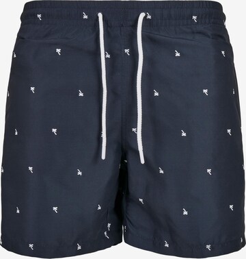 Shorts de bain Urban Classics en bleu : devant