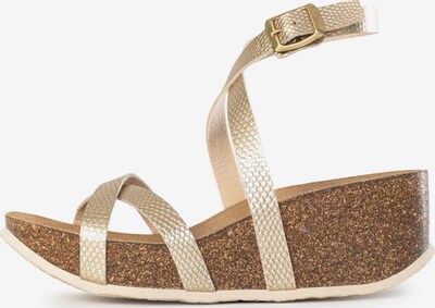 Sandale cu baretă 'Asteria' Bayton pe auriu, Vizualizare produs