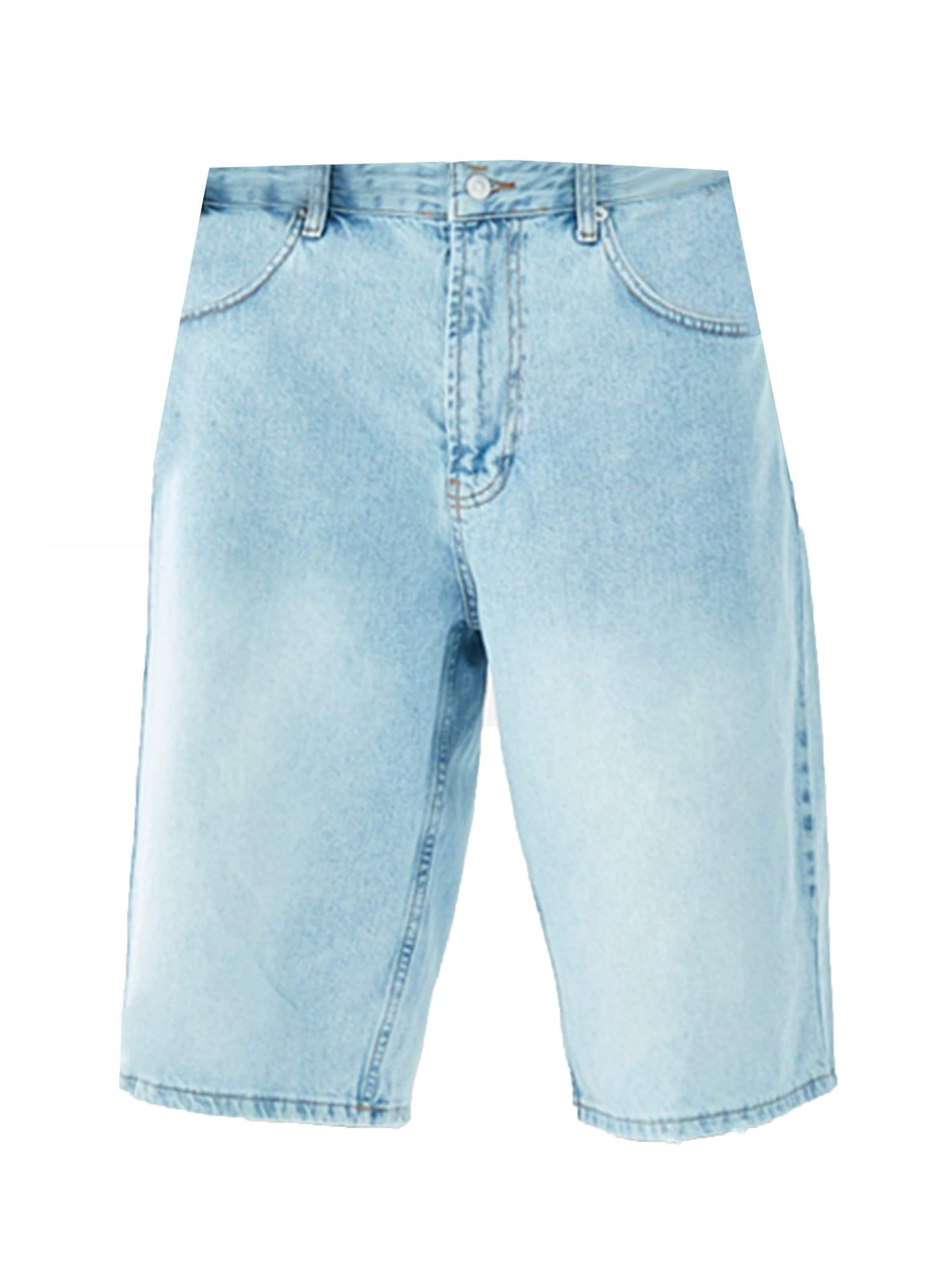 VAMOS CLO Avar lõige Teksapüksid 'Sunflower', värv sinine: eest vaates